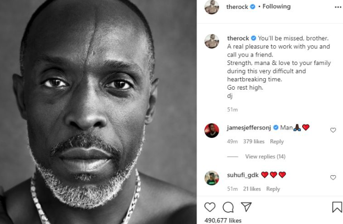Dwayne Johnson's Emotional Tribute to Late Friend